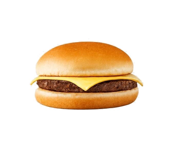 X Burguer da S.M. LANCHES: hambúrguer de carne bovina 180 g com queijo